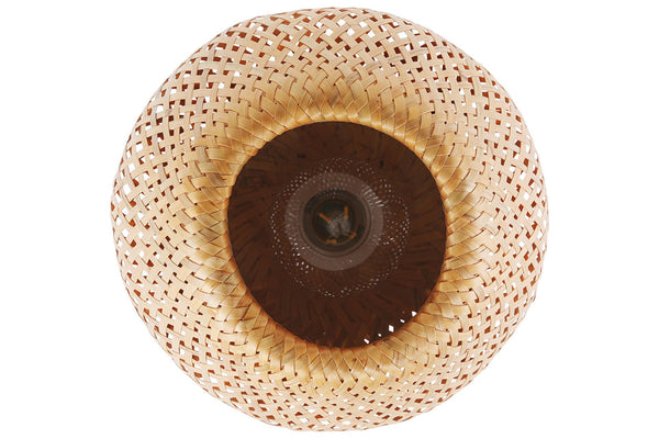 El Yapımı Bambu Avize 25x25cm